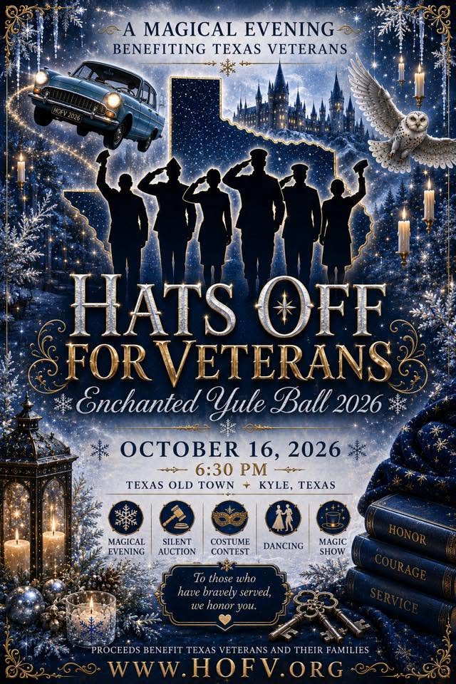 Hats Off For Veterans Enchanted Yule Ball 2026